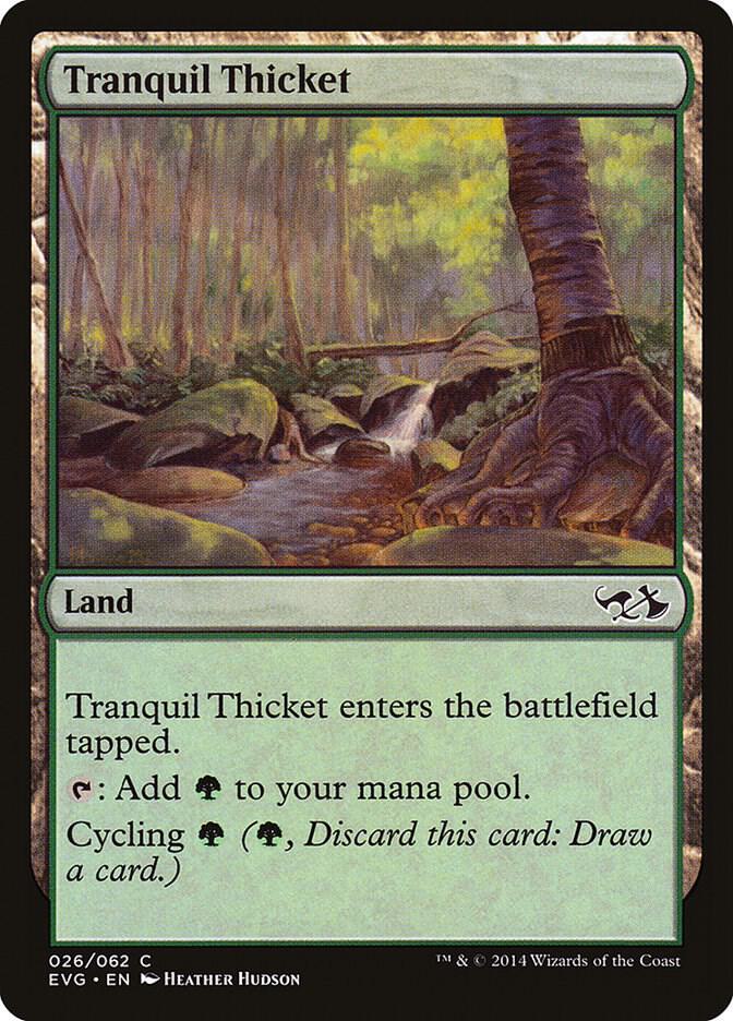 Tranquil Thicket 26 (Duel Decks: Anthology)  | Good Games Adelaide SA
