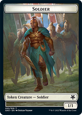 Soldier // Elf Warrior Double-Sided Token [Game Night: Free-for-All Tokens] | Good Games Adelaide SA