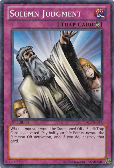 Solemn Judgment [BP01-EN047] Starfoil Rare | Good Games Adelaide SA