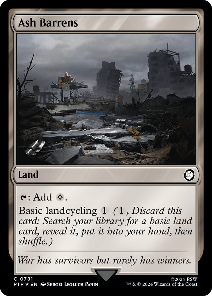 Ash Barrens (Surge Foil) [Fallout] | Good Games Adelaide SA