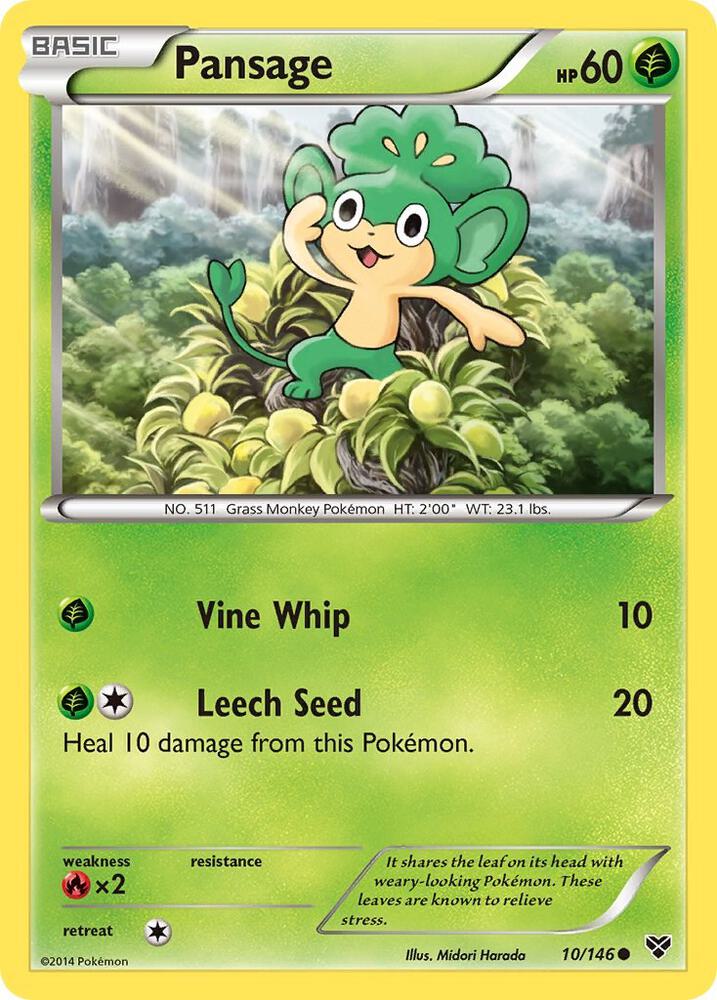 Pansage 10/146 (XY Base Set)  | Good Games Adelaide SA