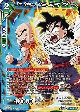 Son Gohan & Krillin, Buying Time (BT14-148) [Cross Spirits] | Good Games Adelaide SA