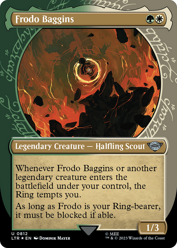 Frodo Baggins (Showcase) (Surge Foil) [The Lord of the Rings: Tales of Middle-Earth] | Good Games Adelaide SA