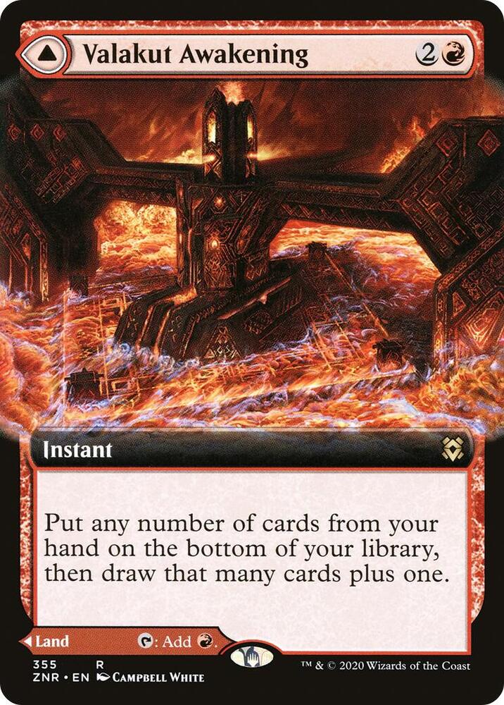 Valakut Awakening // Valakut Stoneforge 355 (Zendikar Rising)  - Foil | Good Games Adelaide SA