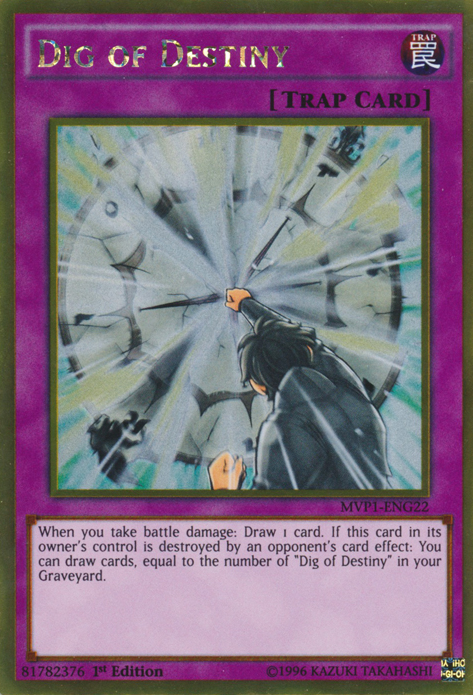 Dig of Destiny [MVP1-ENG22] Gold Rare | Good Games Adelaide SA