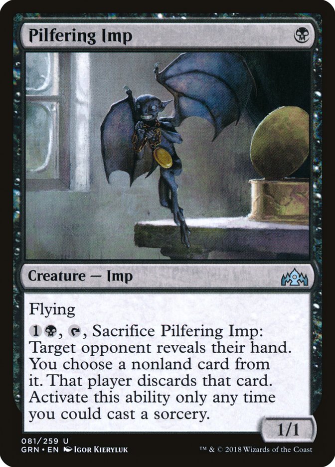 Pilfering Imp 81 (Guilds of Ravnica)  - Foil | Good Games Adelaide SA
