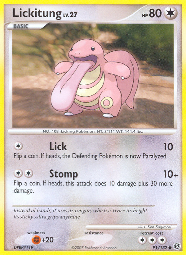 Lickitung (91/132) [Diamond & Pearl: Secret Wonders] | Good Games Adelaide SA