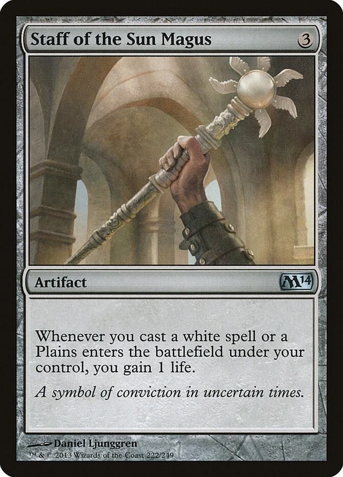 Staff of the Sun Magus 222 (Magic 2014 (M14))  | Good Games Adelaide SA