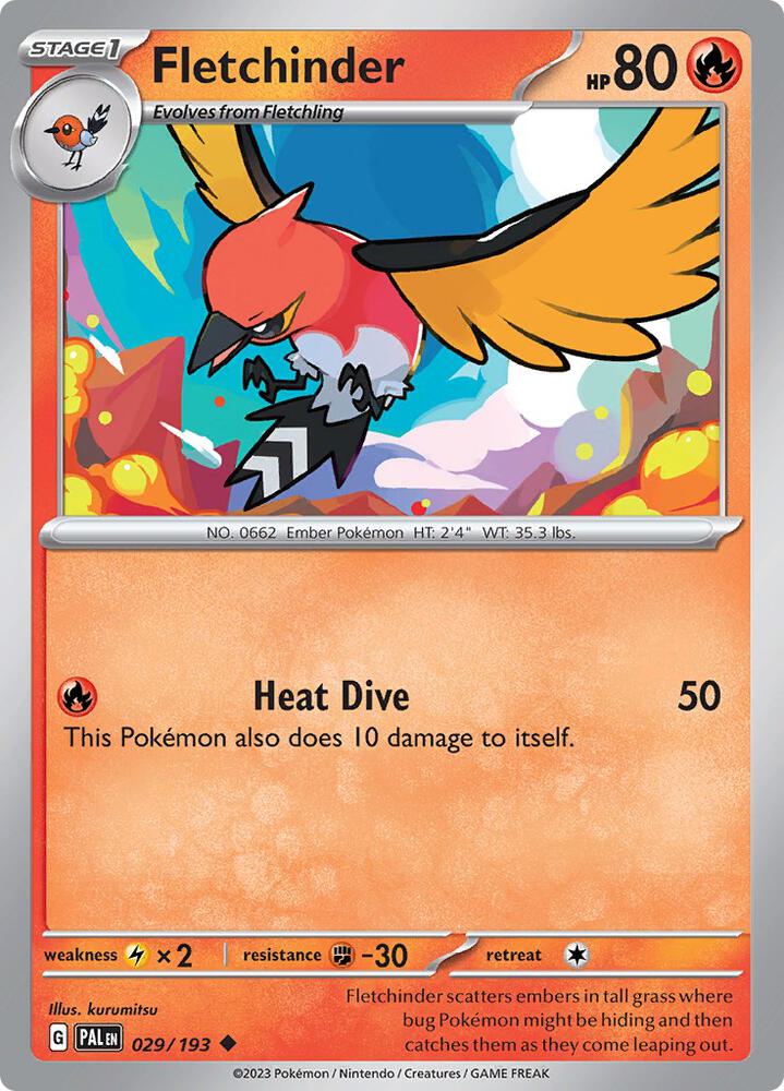 Fletchinder 029/193 (SV02: Paldea Evolved)  | Good Games Adelaide SA