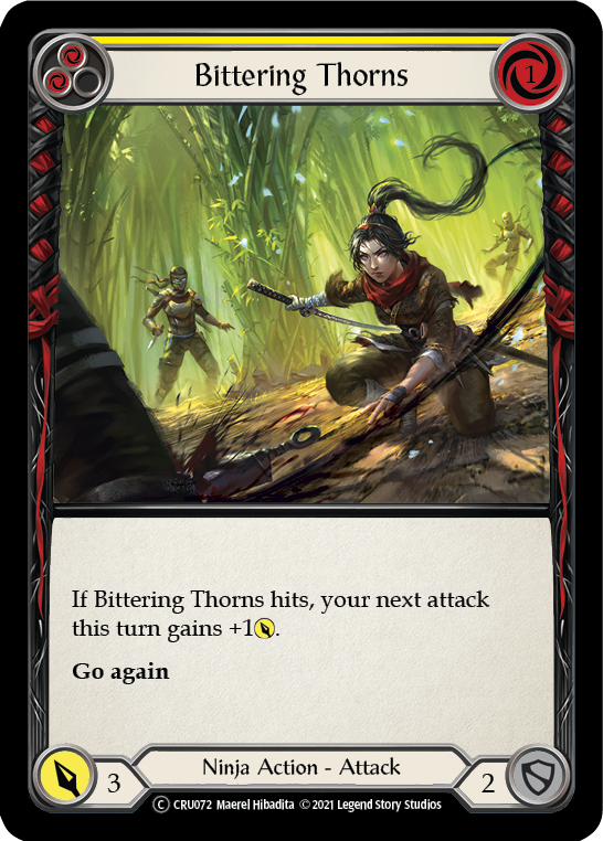 Bittering Thorns [U-CRU072-RF] Unlimited Rainbow Foil | Good Games Adelaide SA