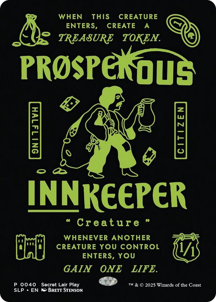 Prosperous Innkeeper 40 (Secret Lair Showdown)  - Borderless Foil | Good Games Adelaide SA
