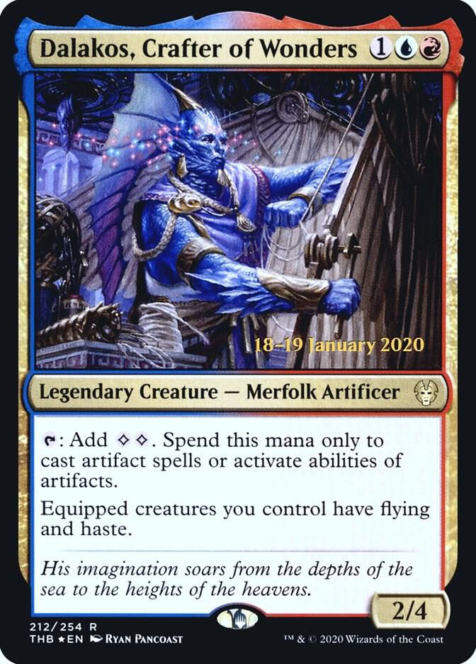 Dalakos Crafter of Wonders 212 (Prerelease Cards)  - Foil | Good Games Adelaide SA