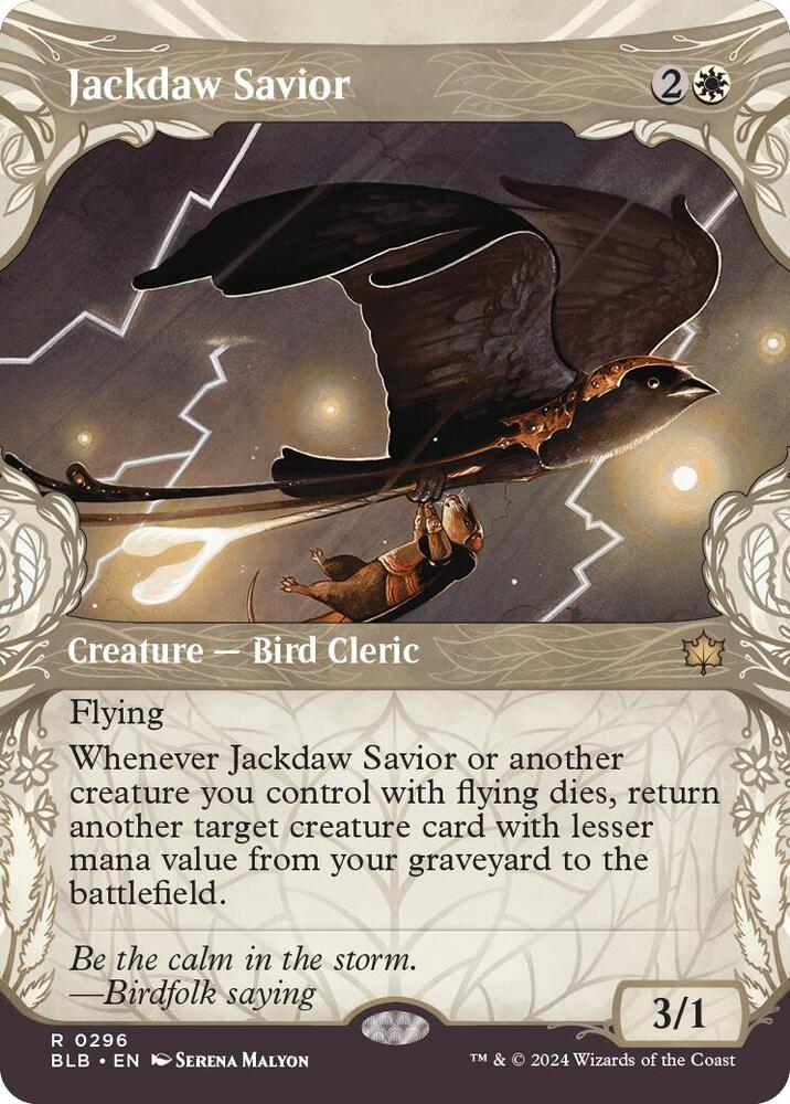 Jackdaw Savior 296 (Bloomburrow)  | Good Games Adelaide SA