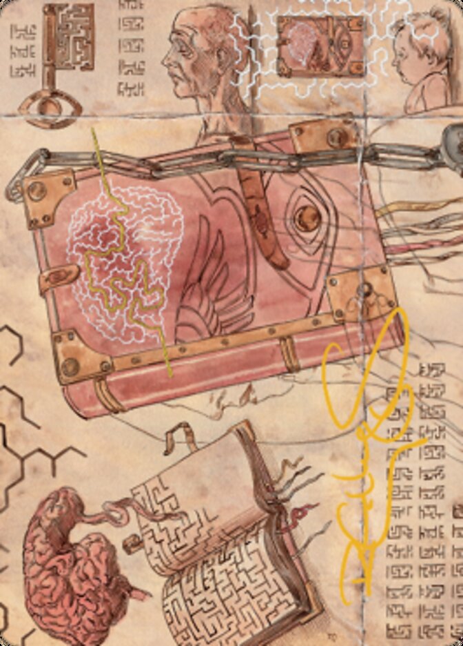 Mazemind Tome Art Card (Gold-Stamped Signature) [The Brothers' War Art Series] | Good Games Adelaide SA