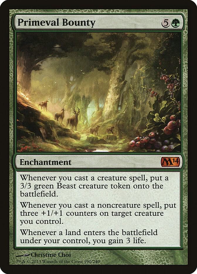 Primeval Bounty 190 (Magic 2014 (M14))  - Foil | Good Games Adelaide SA