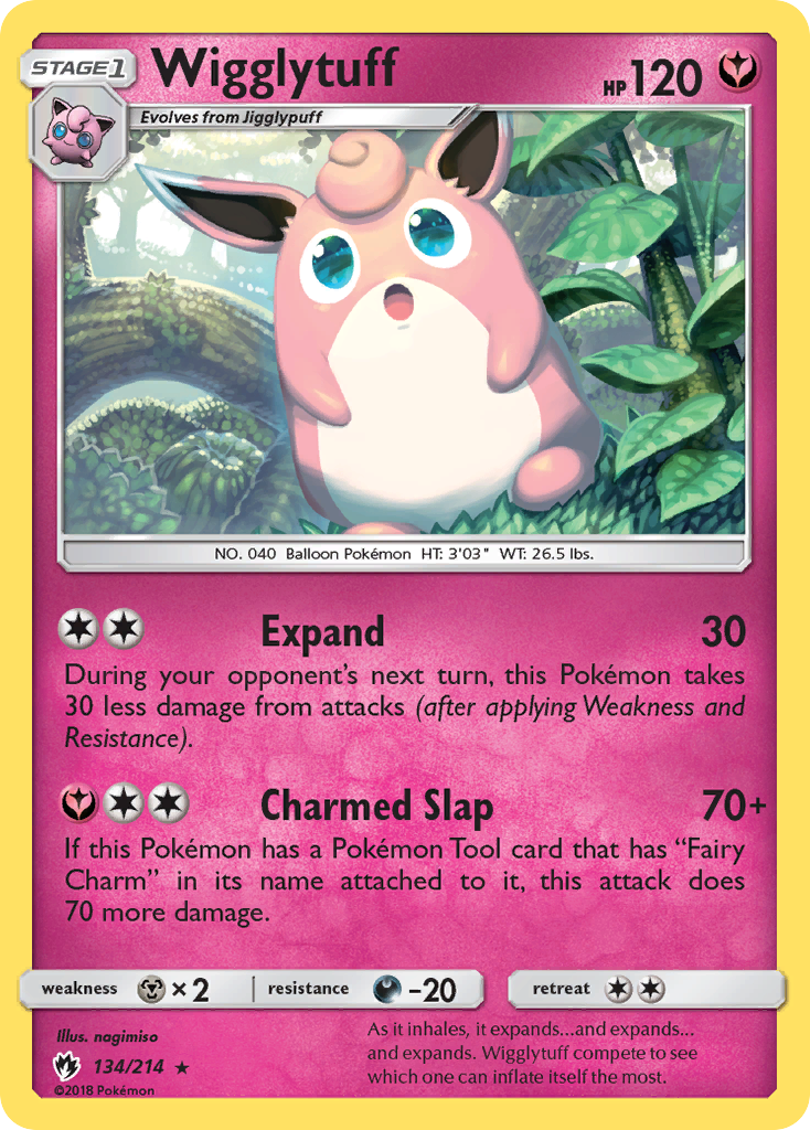 Wigglytuff (134/214) [Sun & Moon: Lost Thunder] | Good Games Adelaide SA