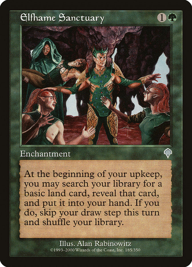 Elfhame Sanctuary 185 (Invasion)  - Foil | Good Games Adelaide SA