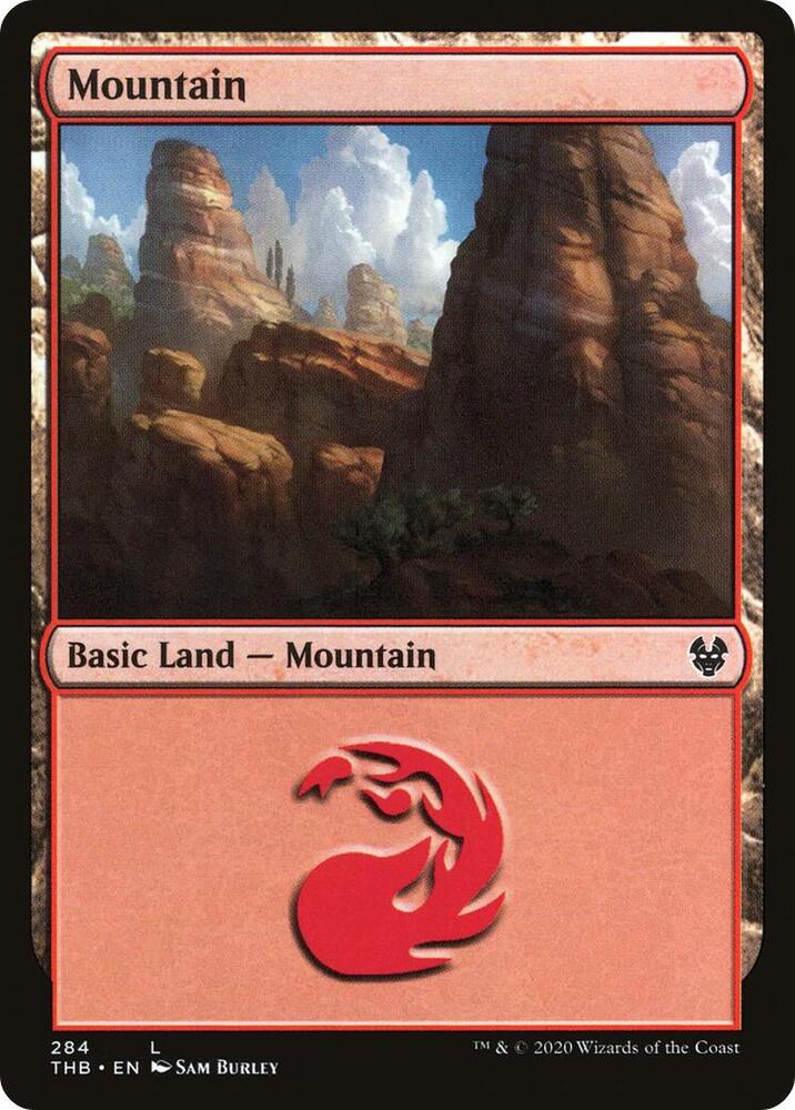 Mountain 284 (Theros Beyond Death)  - Foil | Good Games Adelaide SA