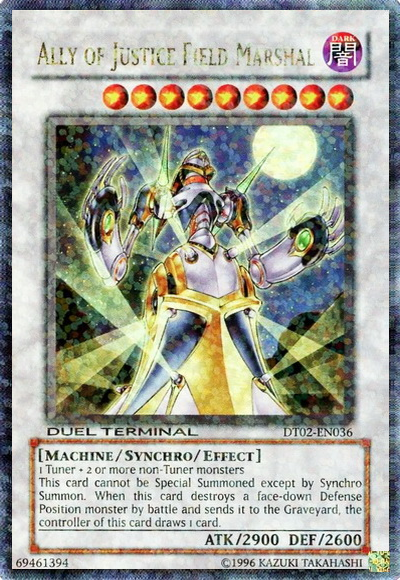 Ally of Justice Field Marshal [DT02-EN036] Ultra Rare | Good Games Adelaide SA