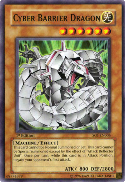 Cyber Barrier Dragon [SOI-EN006] Super Rare | Good Games Adelaide SA