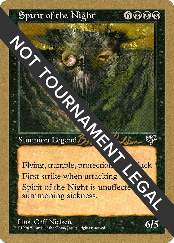 Spirit of the Night 1998 Brian Selden MIR  (World Championship Decks)  | Good Games Adelaide SA