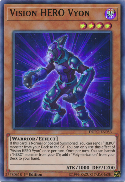 Vision Hero Vyon [DUPO-EN053] Ultra Rare | Good Games Adelaide SA