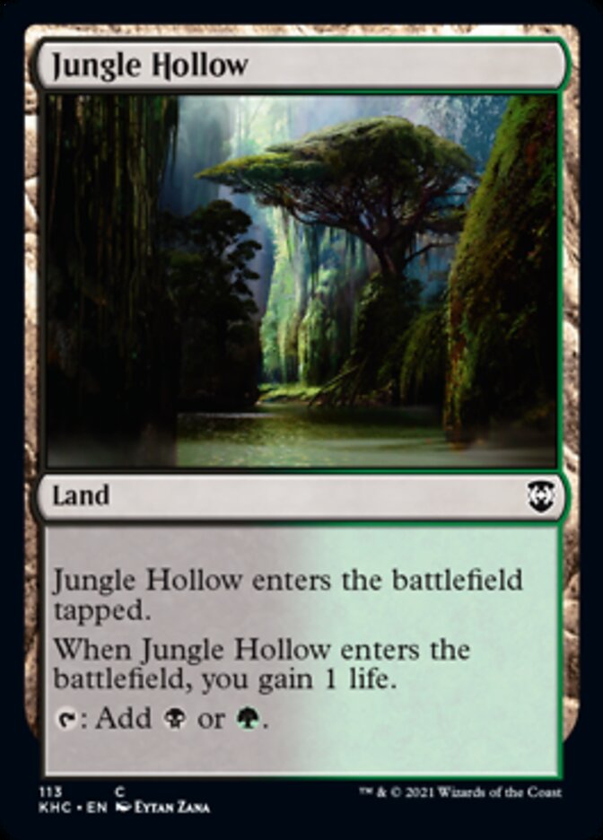 Jungle Hollow [Kaldheim Commander] | Good Games Adelaide SA