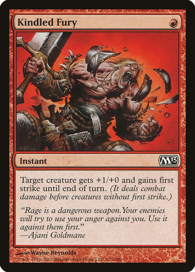Kindled Fury 137 (Magic 2013 (M13))  - Foil | Good Games Adelaide SA