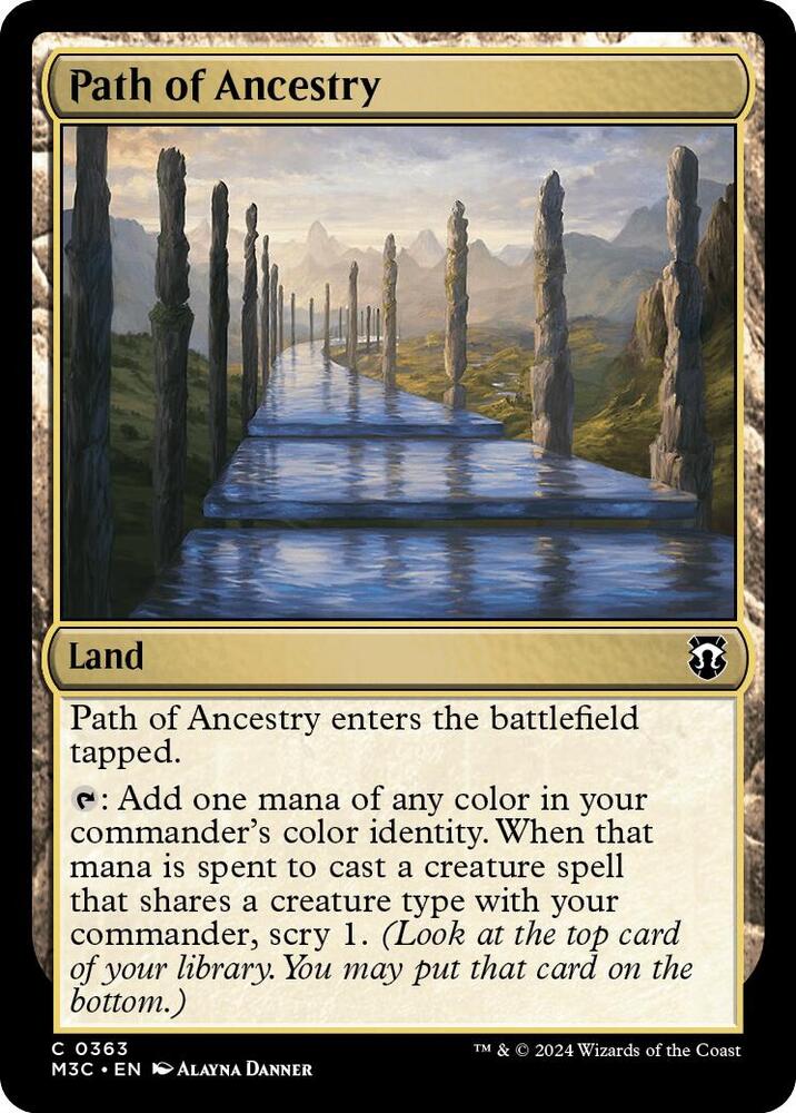 Path of Ancestry 363/411 (Commander: Modern Horizons 3)  - Ripple Foil | Good Games Adelaide SA