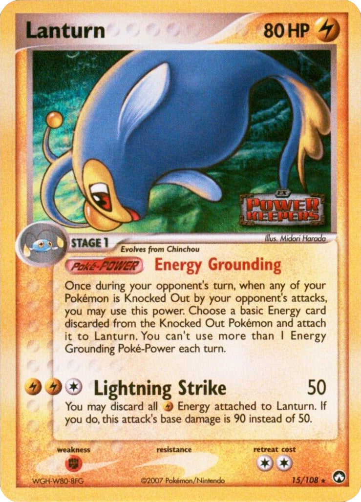 Lanturn (15/108) (Stamped) [EX: Power Keepers] | Good Games Adelaide SA