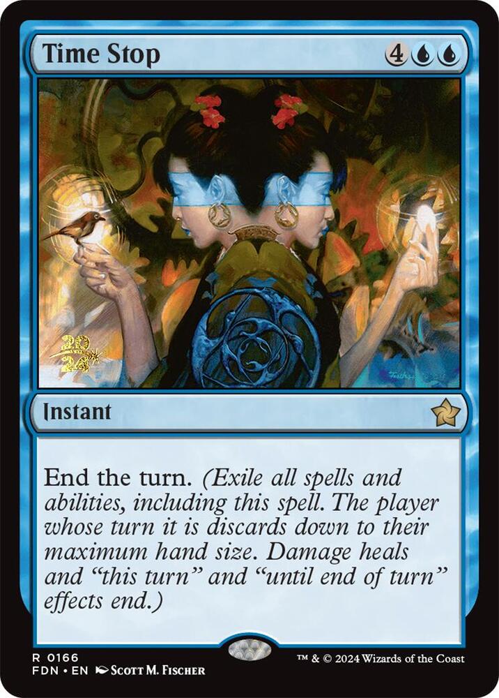 Time Stop 166 (Prerelease Cards)  - Foil | Good Games Adelaide SA