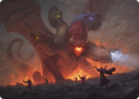 Tiamat Art Card [Dungeons & Dragons: Adventures in the Forgotten Realms Art Series] | Good Games Adelaide SA