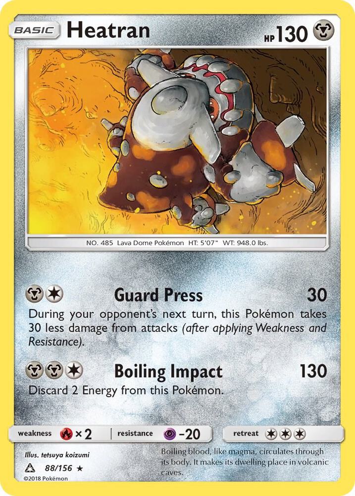 Heatran 88/156 (SM - Ultra Prism)  - Holofoil | Good Games Adelaide SA