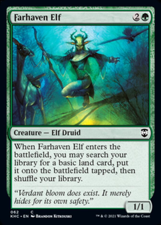 Farhaven Elf [Kaldheim Commander] | Good Games Adelaide SA