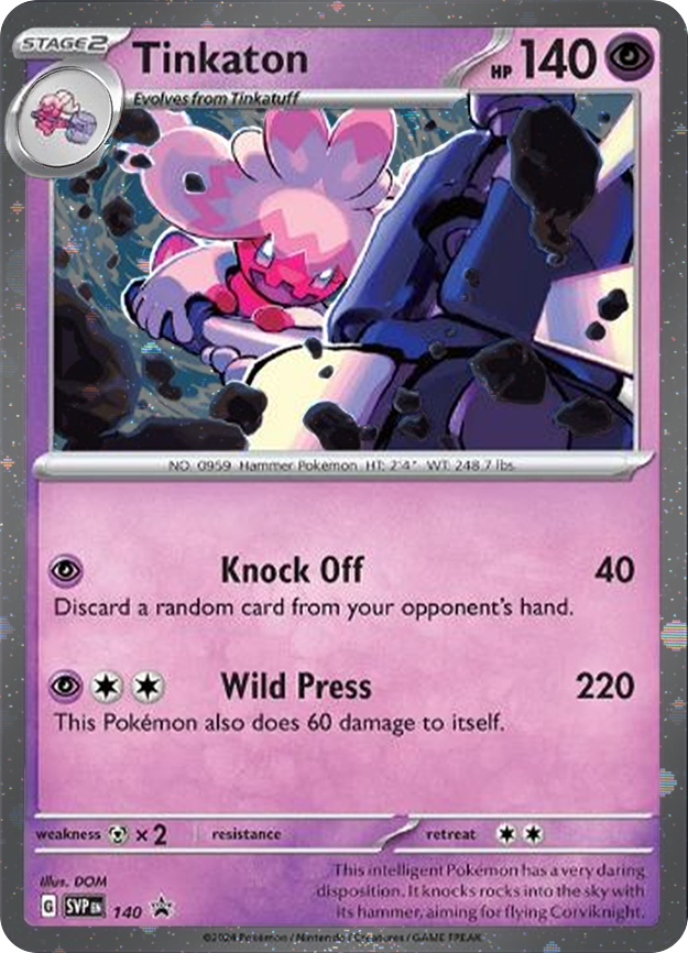 Tinkaton (SVP140) (Cosmos Holo) [SV: Scarlet & Violet Promo Cards] | Good Games Adelaide SA