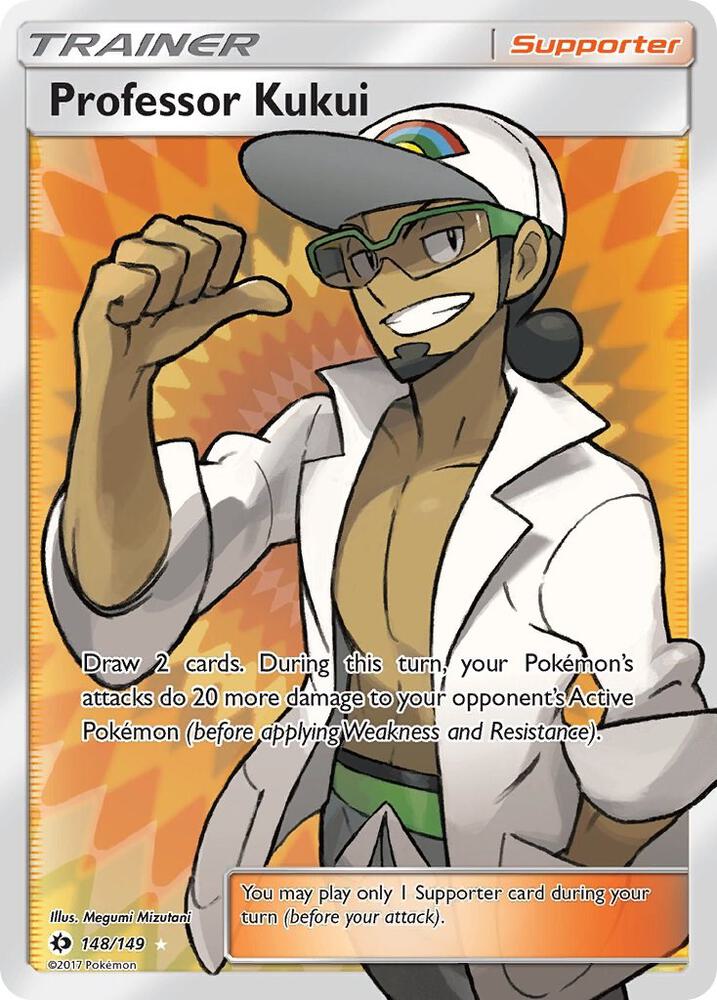 Professor Kukui Full Art 148/149 (SM Base Set)  - Holofoil | Good Games Adelaide SA