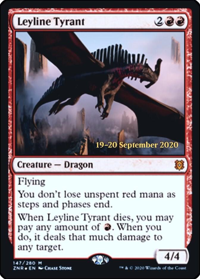 Leyline Tyrant 147 (Prerelease Cards)  - Foil | Good Games Adelaide SA