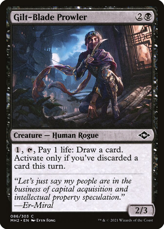 Gilt-Blade Prowler 86 (Modern Horizons 2)  - Foil | Good Games Adelaide SA