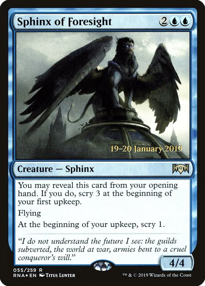 Sphinx of Foresight 55 (Prerelease Cards)  - Foil | Good Games Adelaide SA