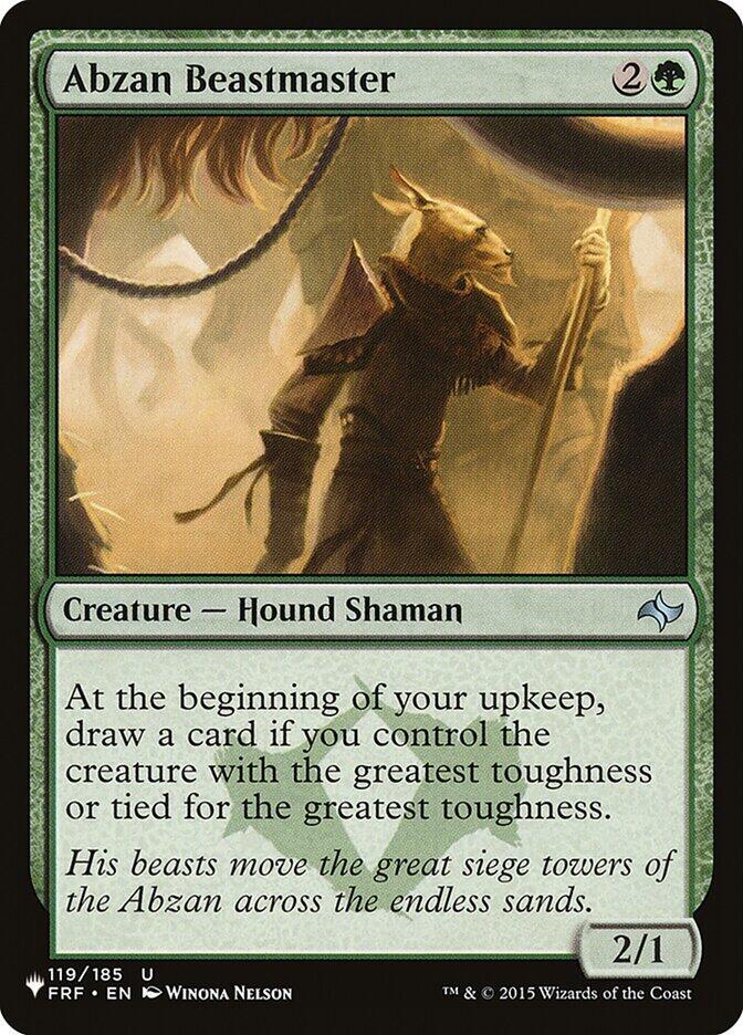Abzan Beastmaster 119/185 (The List Reprints)  | Good Games Adelaide SA