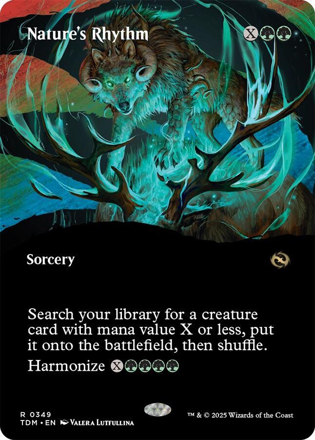 Nature's Rhythm 349 (Tarkir: Dragonstorm)  - Foil | Good Games Adelaide SA