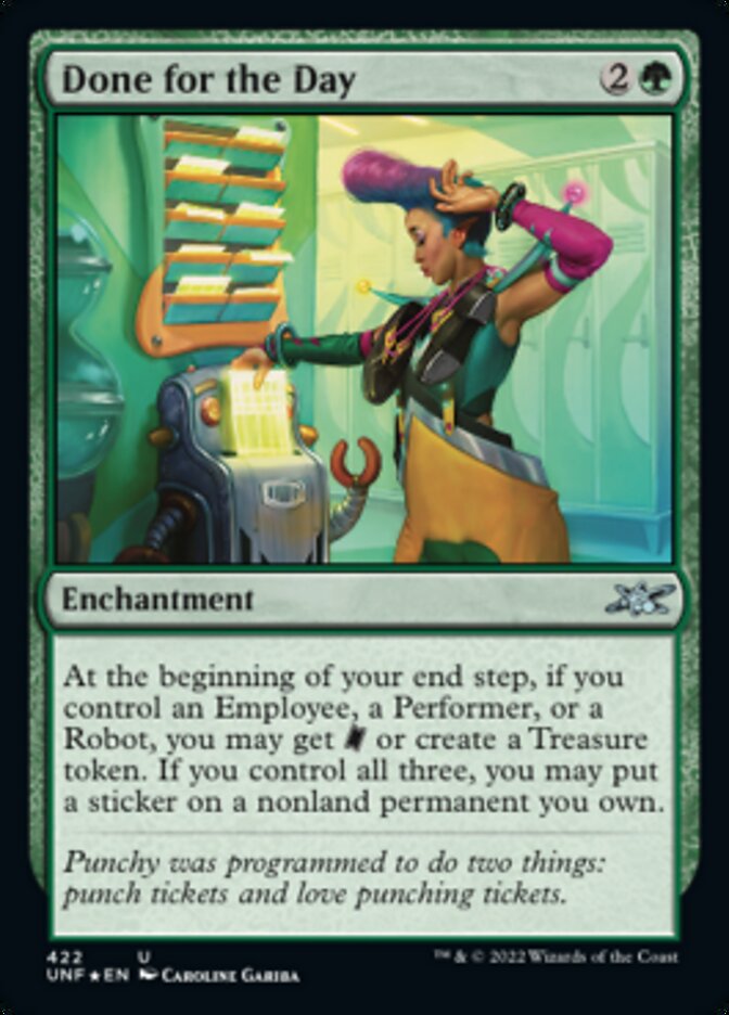 Done for the Day (Galaxy Foil) [Unfinity] | Good Games Adelaide SA