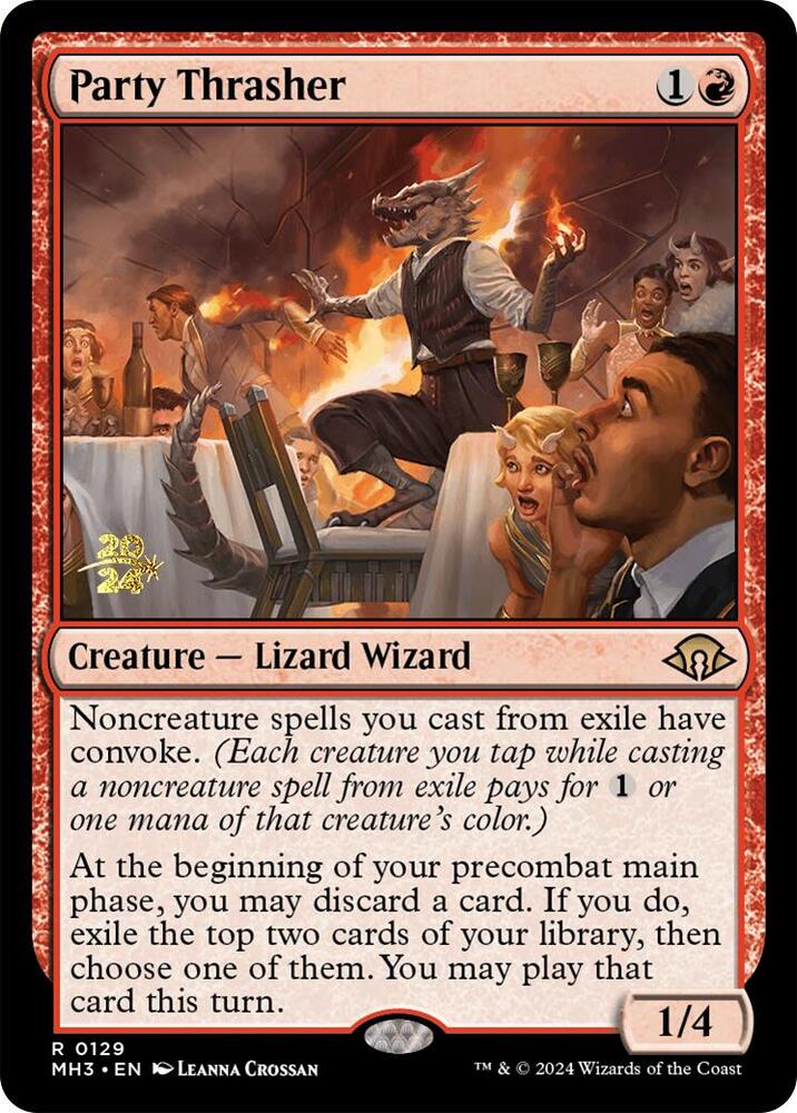 Party Thrasher 129 (Prerelease Cards)  - Foil | Good Games Adelaide SA
