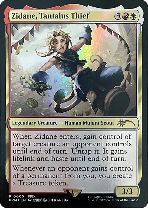 Zidane, Tantalus Thief 5 (WPN & Gateway Promos)  - Foil | Good Games Adelaide SA