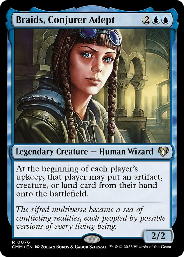 Braids, Conjurer Adept [Commander Masters] | Good Games Adelaide SA