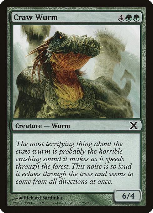 Craw Wurm 257 (10th Edition)  - Foil | Good Games Adelaide SA