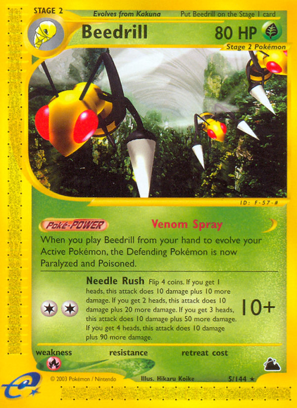 Beedrill (5/144) [Skyridge] | Good Games Adelaide SA