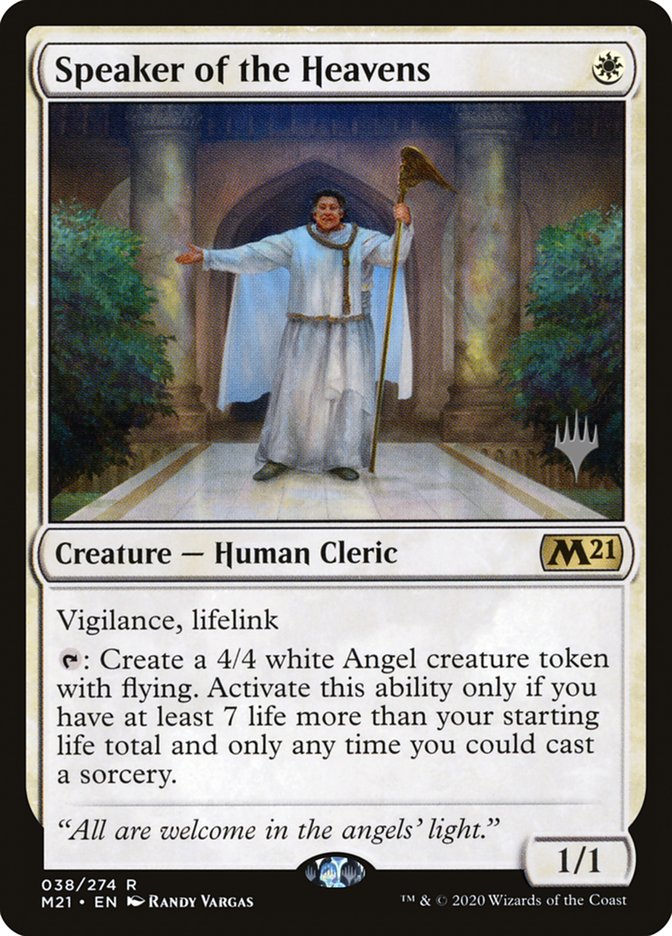 Speaker of the Heavens (Promo Pack) [Core Set 2021 Promos] | Good Games Adelaide SA