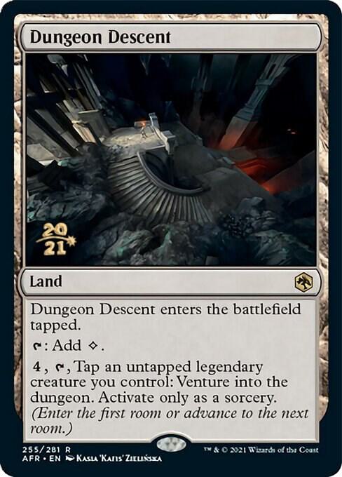 Dungeon Descent 255 (Prerelease Cards)  - Foil | Good Games Adelaide SA