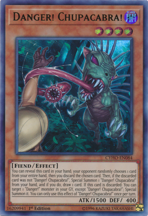 Danger! Chupacabra! [CYHO-EN084] Ultra Rare | Good Games Adelaide SA